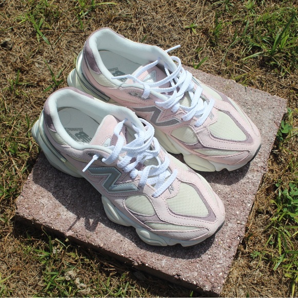 New Balance Shoes - New Balance Women's Pastel Pink and Cream Sneakers